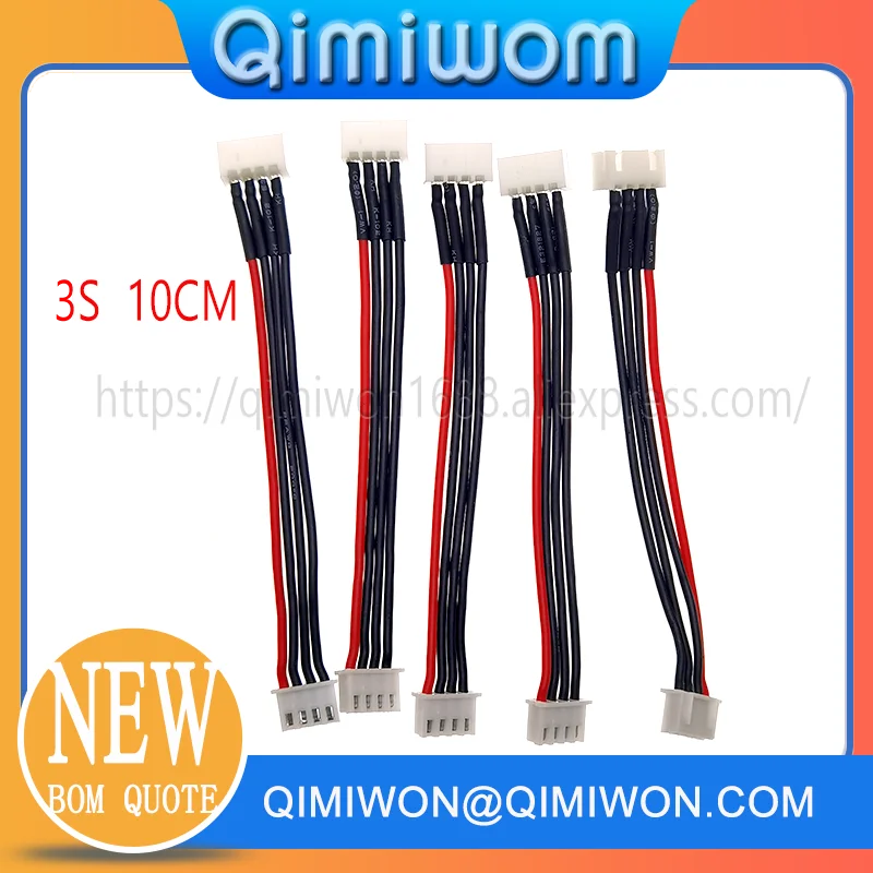 1PCS/LOT 2S3S 4S 5S 6S Lipo Battery Balance Charge Extension Cable Male to Female Extensions Wire 22AWG For IMAX B6 B6AC Charger view 5