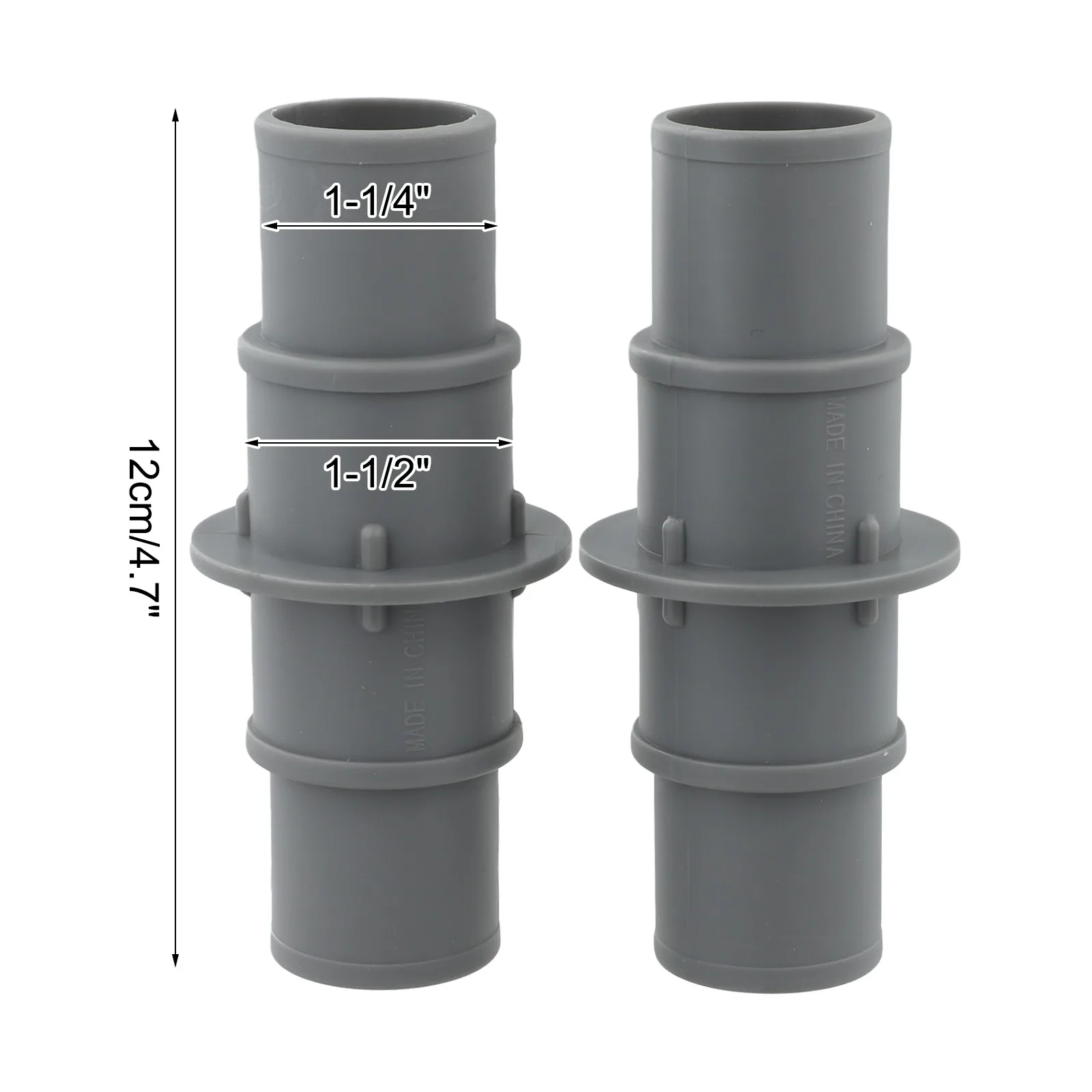 

Hose Coupling Pool Hose Adapter Pool Cleaning 4.7-Inch Length Easy Setup Hose Friction Reduction Leak Prevention Design