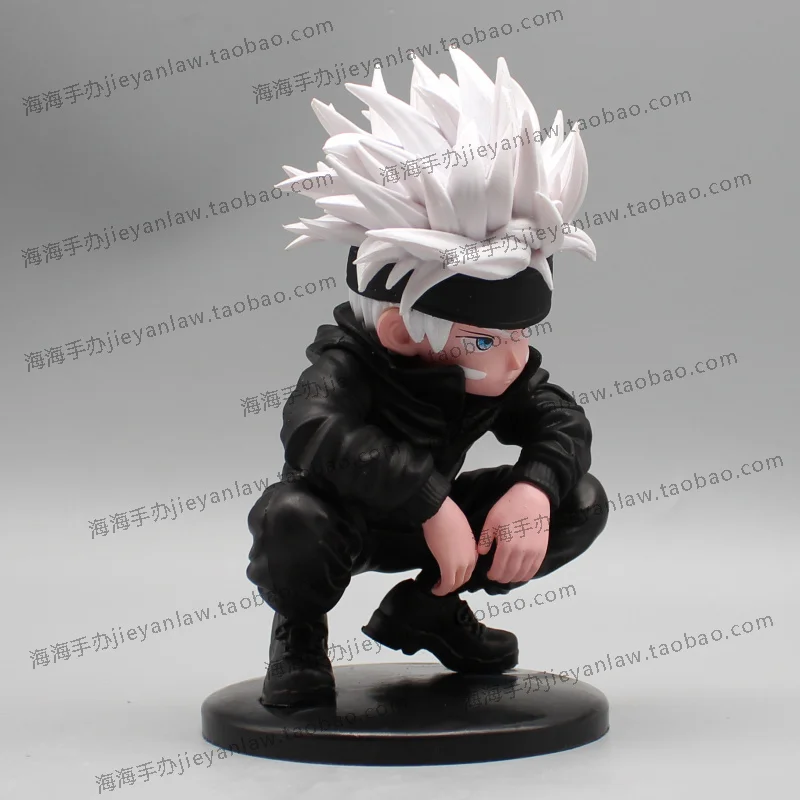 Rz Q Edition Gojo Satoru Action Figure Jujutsu Kaisen 15cm Collectible Model Statuette Ornament Gifts Toys