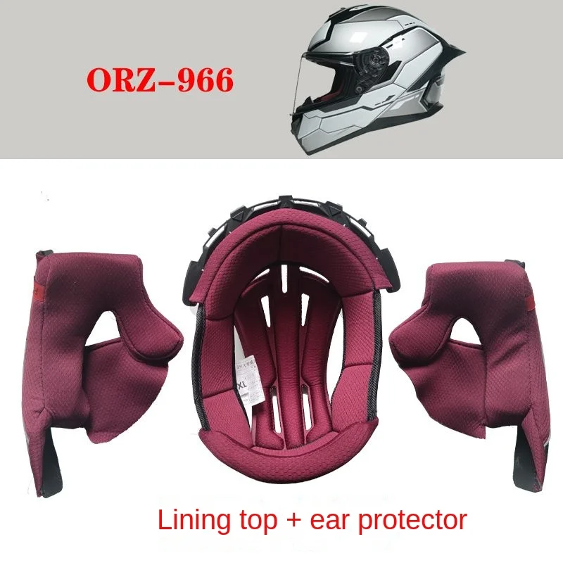 Motocicleta Capacete Proteção Orelha, Forro Original, Orz 058, 966, 911, LVS, 701, 702, JIEKAI AIS, Acessórios Capacete