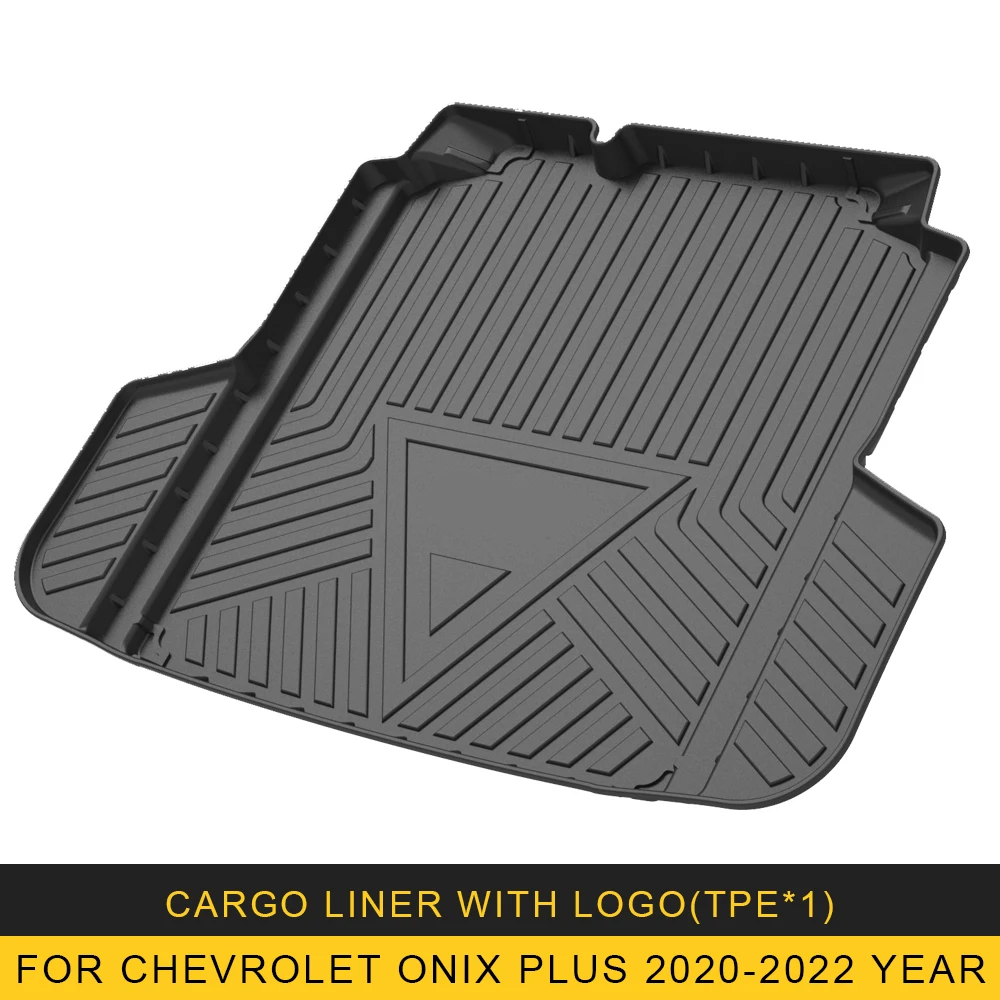 

For Chevrolet Onix 2020-2023 Car Cargo Liner box Mat TPE Anti-slip Trunk Mat Trunk Tray Carpet Interior Accessories