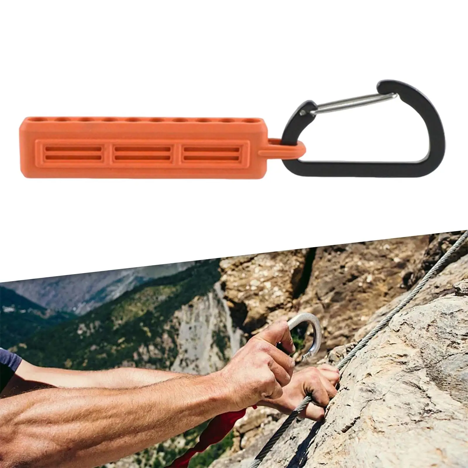 Screwdriver Bit Storage Strip Rack 5.9x0.8inch Lightweight Compact for 1/4