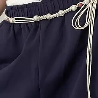 Bohemian Style Flower Beads Waist Belt For Women High-End Versatile Skirt And Jeans Waist Chain For Summer Belt Accessory