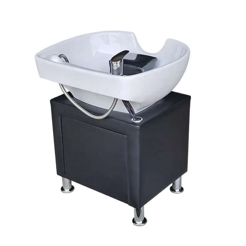 

Wholesale Salon Furniture Hairdressing Portable Shampooing Chair with Bucket Mobile Device Shampooing Basin