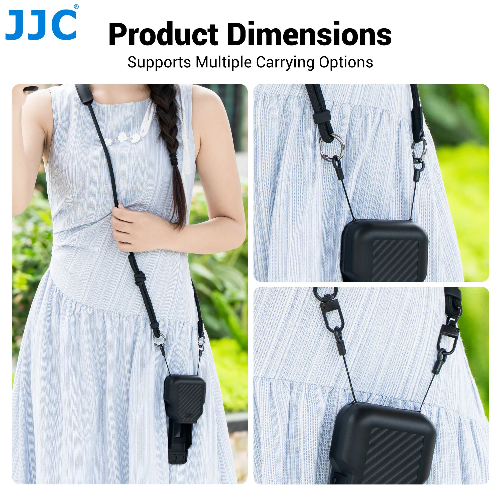 JJC PC-OP4PSE für DJI Osmo Pocket 4P Tragbare ABS-Halbschutztasche Zubehör Kann 2 Micro-SD-Karten und 2 Filter Aufbewahren – Detail 8