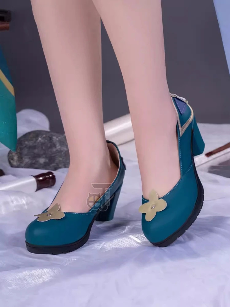 

New Game Honkai: Star Rail Ruan Mei Cosplay Shoes Anime Role Play Carnival Comic-con Party Cos Accessories High Heel Shoes Stock