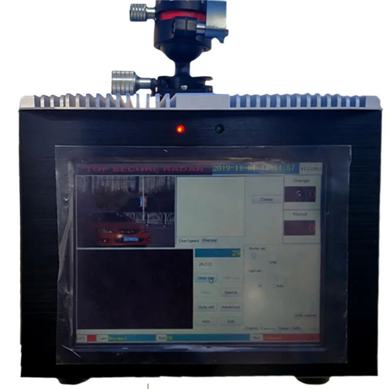المحمولة سيارة جبل شعاع ضيق عالية الدقة الرادار سرعة الكاشف السيارات LPR نظام كاميرا المرور