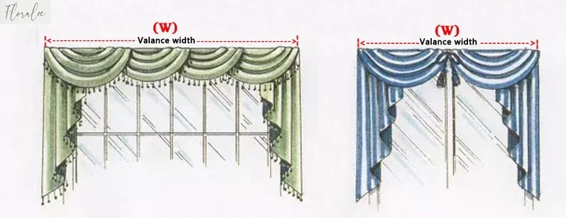 High Quality Luxury Elegant Room Curtains Valance Custom Made Window Curtains for Living Dining Room Bedroom Villa Hotel Study