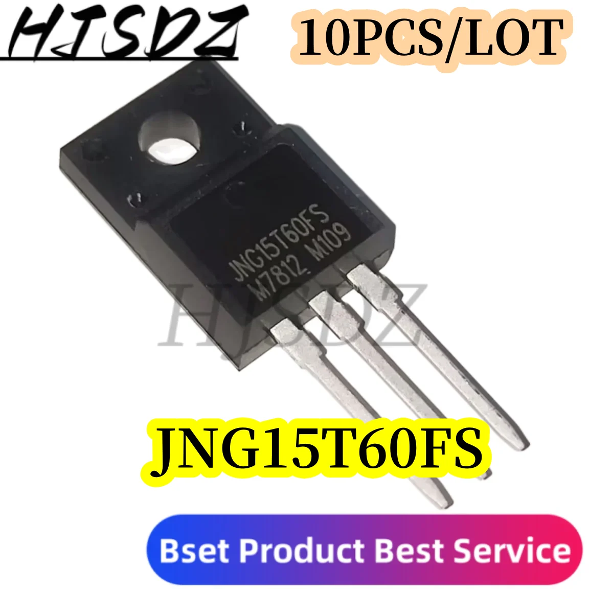 Tubo de alimentação JNG15T60FS, transistor IGBT, novo, original, TO-220F, JNG15T60, 10pcs por lote