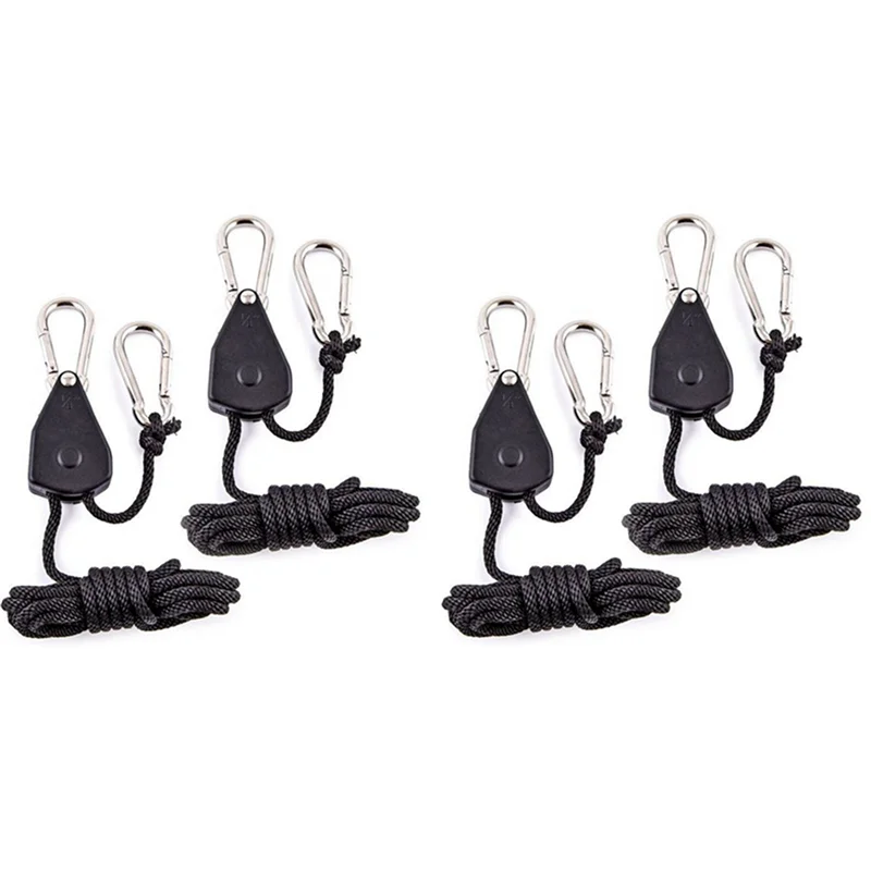 

AB33-8Pcs Сверхмощный регулируемый светильник для выращивания растений с храповым механизмом, веревочная вешалка Yoyo для выращивания светильников, садоводства