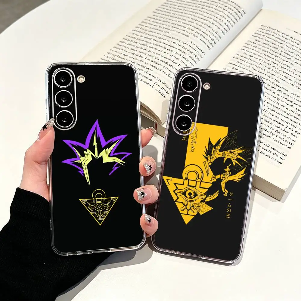 Yu-Gi-Oh Yami -Yugi & Yugi Muto Clear Phone Case for Samsung Galaxy A71, A70, A52, A51, A40, A30