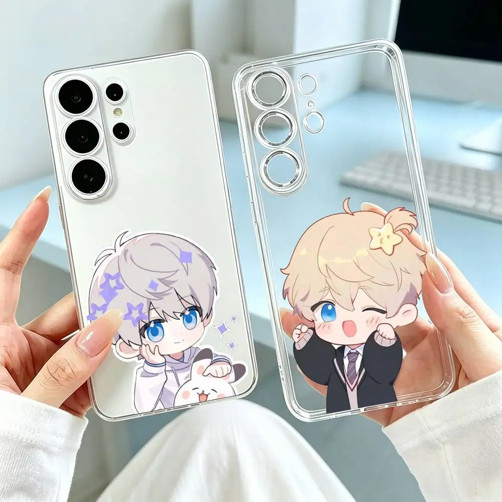 Love-E And Deepspace Xavier  Phone Case For Samsung S25,S24,S21,S22,S23,S30,Ultra,S20,Plus,Fe Transparent Cover Gift
