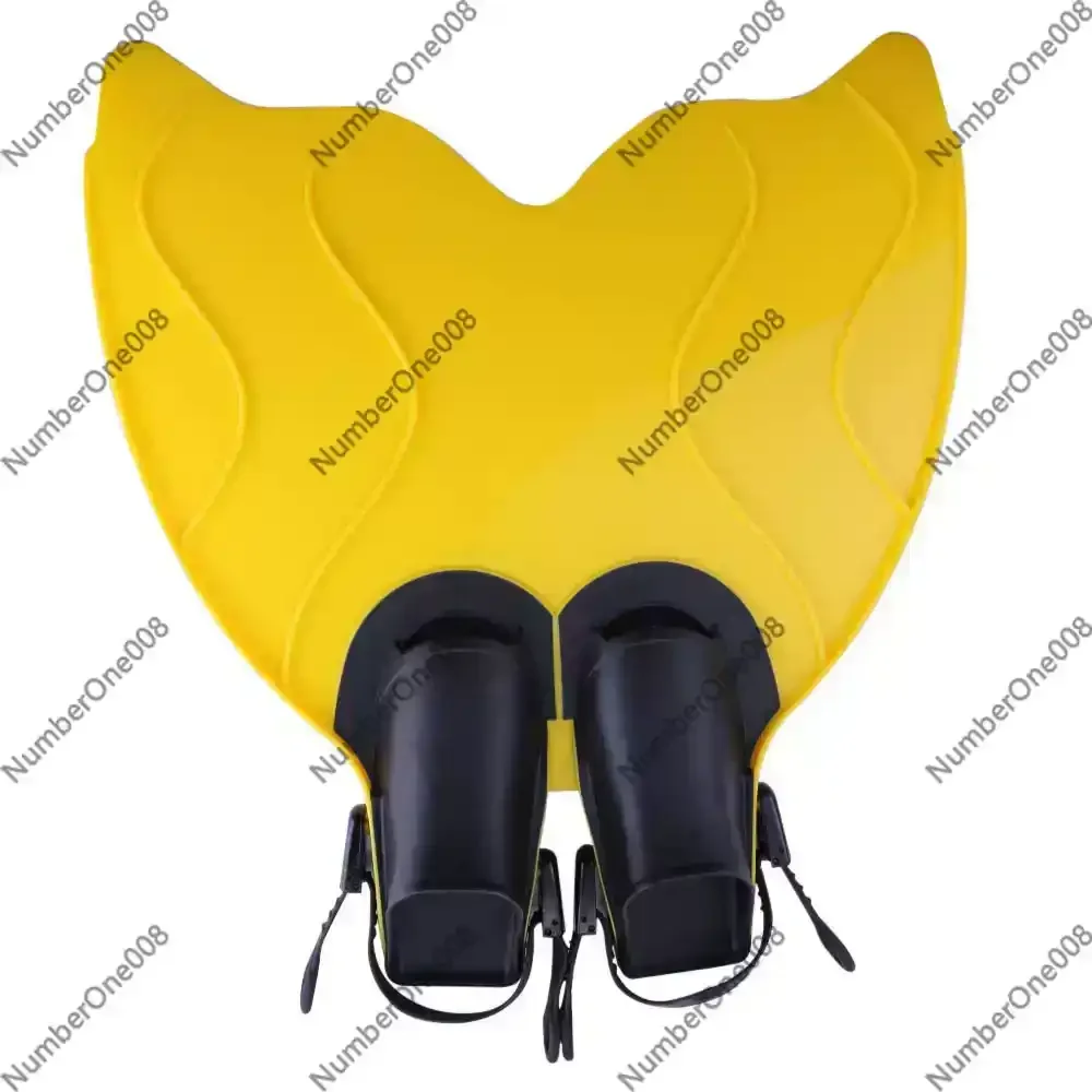 Mermaid Flippers Single Webbed Freediving Snorkeling Gear Adult Silicone Fish Tail Size 30 to 40 Swimming Fins