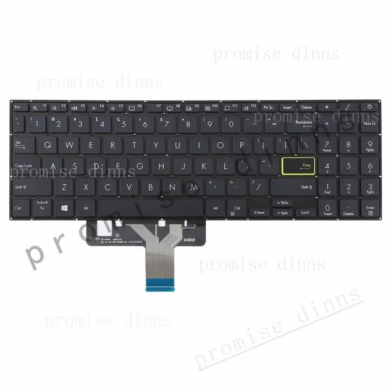 M  US Version Laptop Keyboard for Asus VivoBook X521 V5100E X521FL S5600F S533F 202