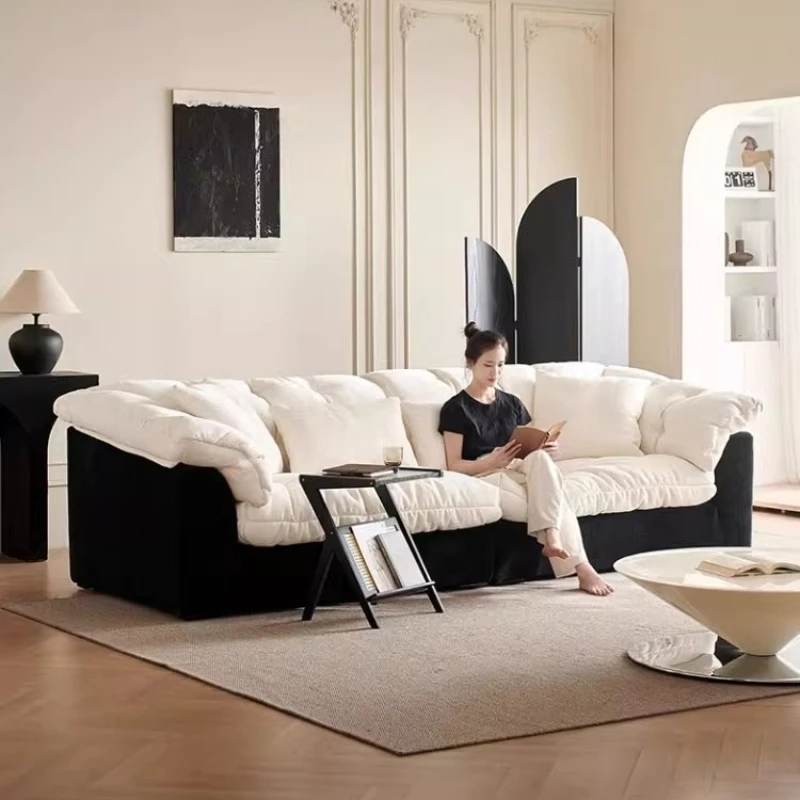 

Recliners Velvet White Sofa Nordic Modern Italian Hotel Living Room Couch Puffs Chaise Floor Sofa Wohnzimmer Furniture Home