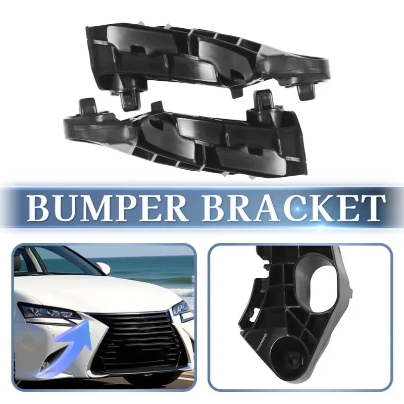 1 Pair Front Bumper Support Brackets Retainer Left Right For Lexus GS300 GS350 GS430 GS450h GS460 Base 5253630190 5253530210