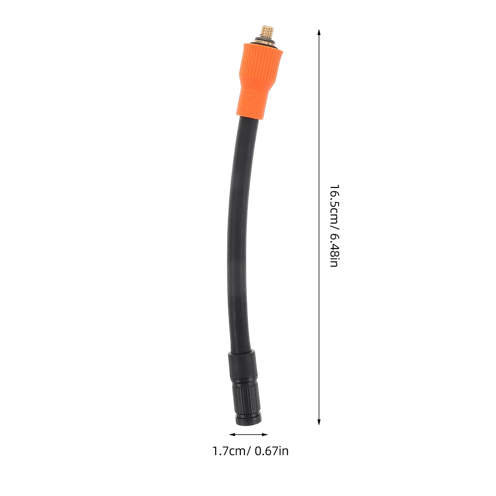 Air Inflator Hose M6 Thread Heat Resistant Sleeve High Pressure Tire Inflator Extension Tube Replacement Pump Hose for Vehicle