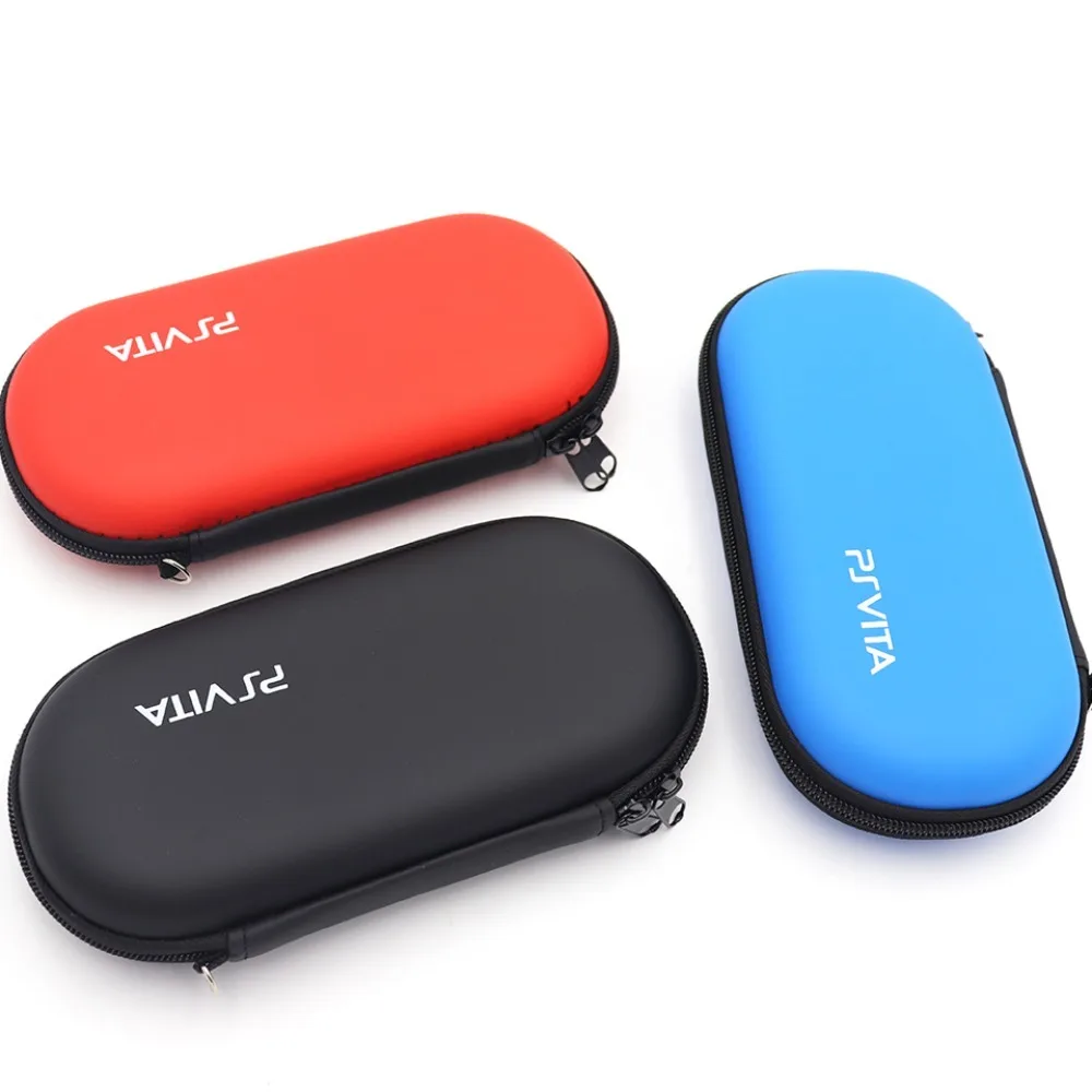 

Red/Black/Blue Anti-Shock EVA With Carabiner Storage Bag Shockproof Protector Box Console Carry Bag Hard Case PS Vita Carry Bag