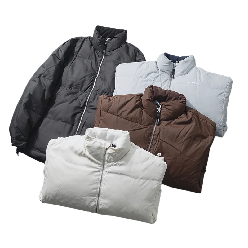 

Высококачественная модная пуховая куртка с воротником-стойкой, повседневная, теплая, ветрозащитная, водонепроницаемая, для пар, осень-зима, утепленная, для отдыха...