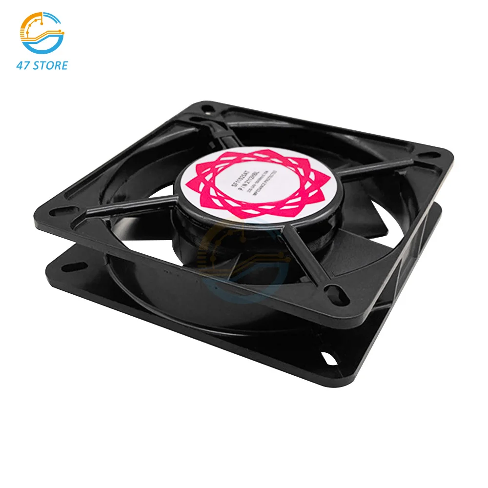 8cm 11cm Cooling Fan Industrial Case Fan Ball Bearing AC 110V 220V Brushless Cooling Fan High Speed Air Flow Exhaust Cooler Fan