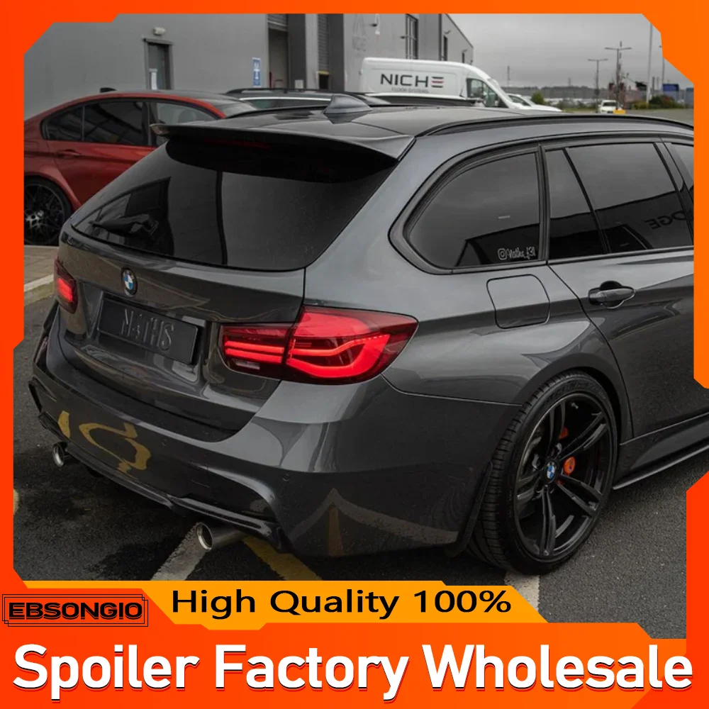 F31 Dach Spoiler Carbon Fiber Hinten Stamm Deckel Auto Spoiler Ducktail Lip Flügel Für BMW F31 2012-2019 3 serie Wagon 320i Touring