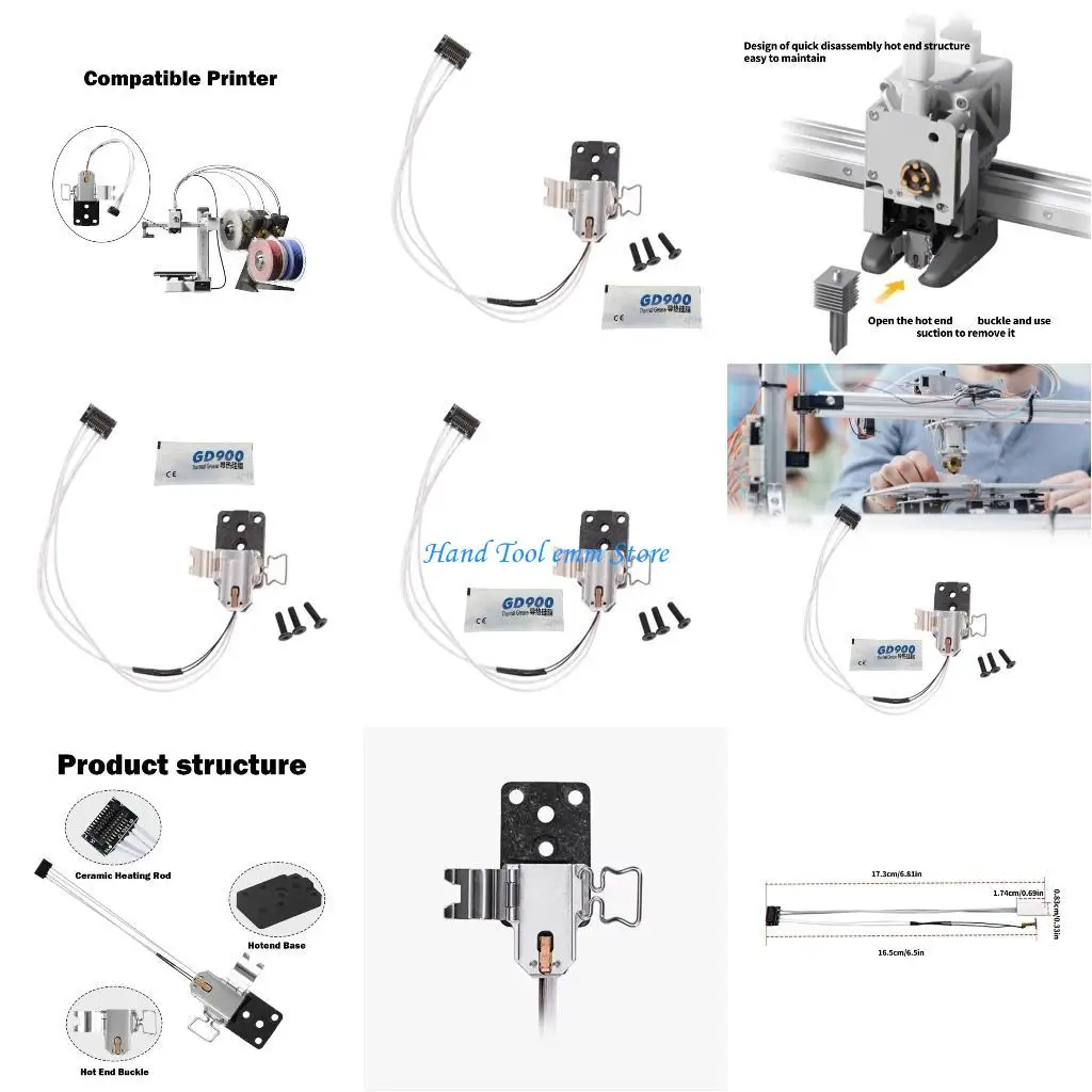 

H37F Набор легкосменных аксессуаров для горячего конца включает термистор для принтеров