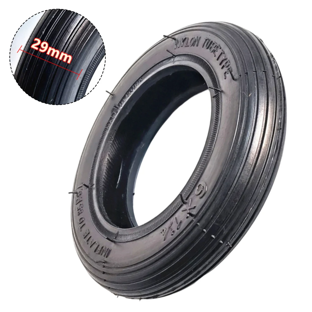 6*1.25 Tire 6inch Vacuum Outer Tire Better Grip Lightweight Long-lasting Scooter Replacement Tire For 6x1 1/4 Models