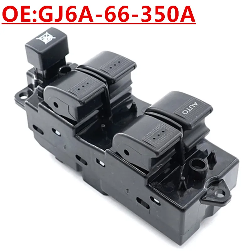 LHD Power Window Master Switch 14 Pin GJ6A‑66‑350A GJ6A‑66‑350 BJ2G‑66‑350 BL4E‑66‑350A For Mazda 6 GG1 2003‑2012