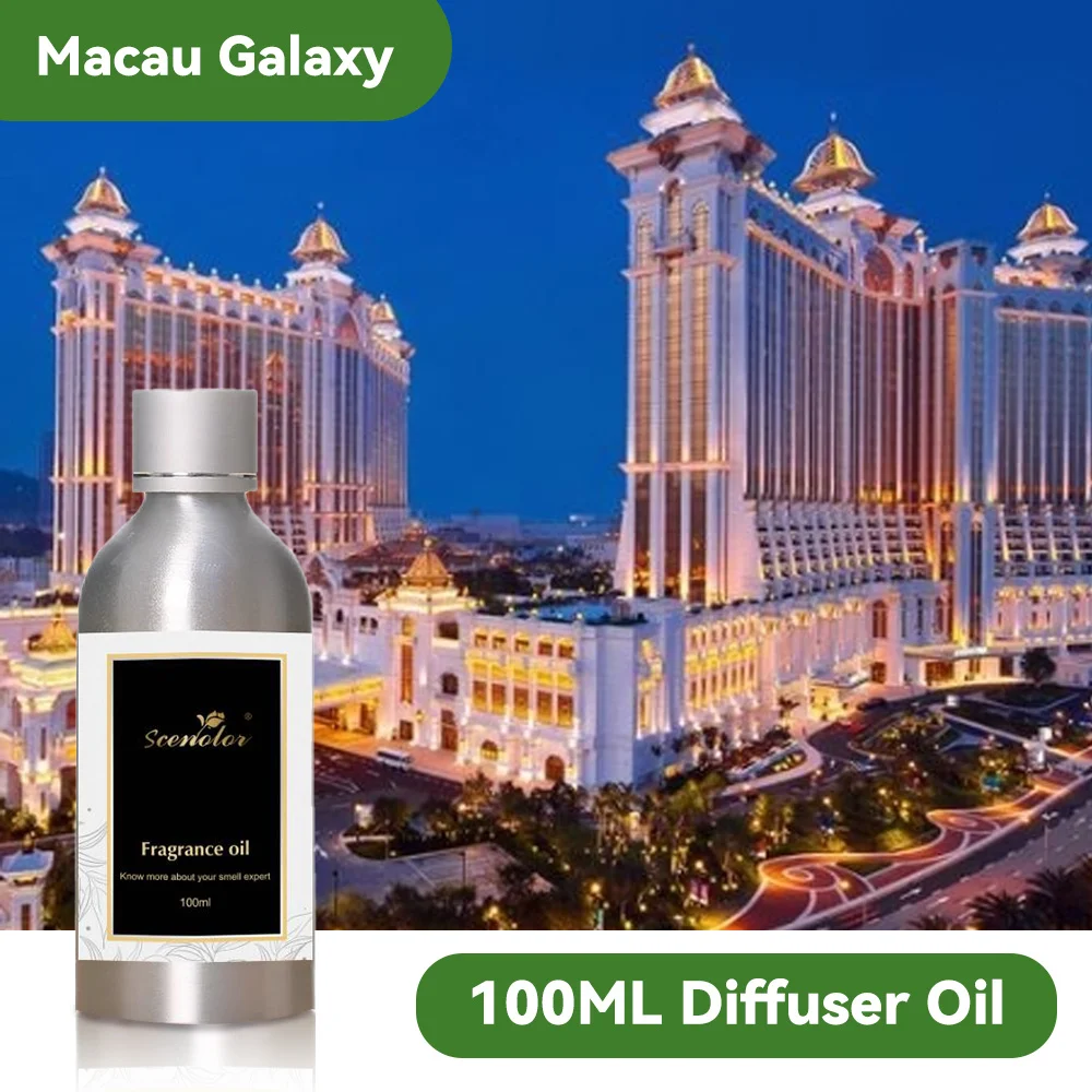 100ML Essential Oils For Aroma Diffuser Room Air Freshener Hot Sale Macau Galaxy Hotel Series Fragrance Oil Waterless Aroma Oil