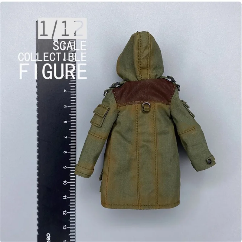 1/12 Female Soldier FRONTLINE RIN Overcoat Coat Model Toy Accessories Fit 6'' Action Figure Body In Stock