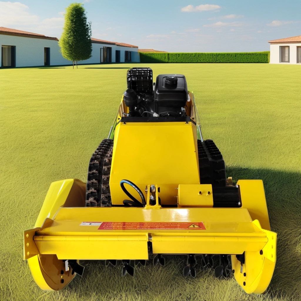 

Jingyu Self-propelled Electric Start Weed Trimmer Powerful Remote Control Mower