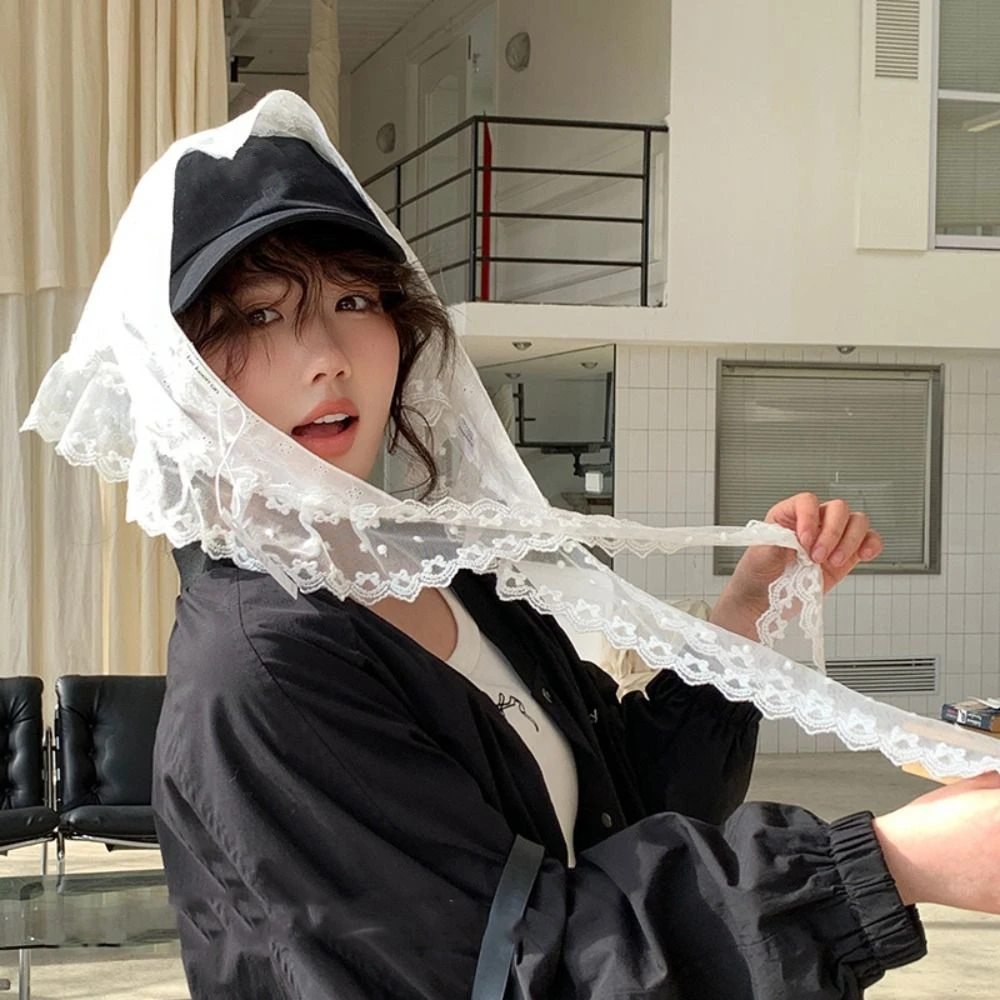 패션 스윗 레이스 미니 스커트 플라워 하이웨이스트 거즈 스커트 레이스업 한국 스타일 러플 엣지 스커트 소녀