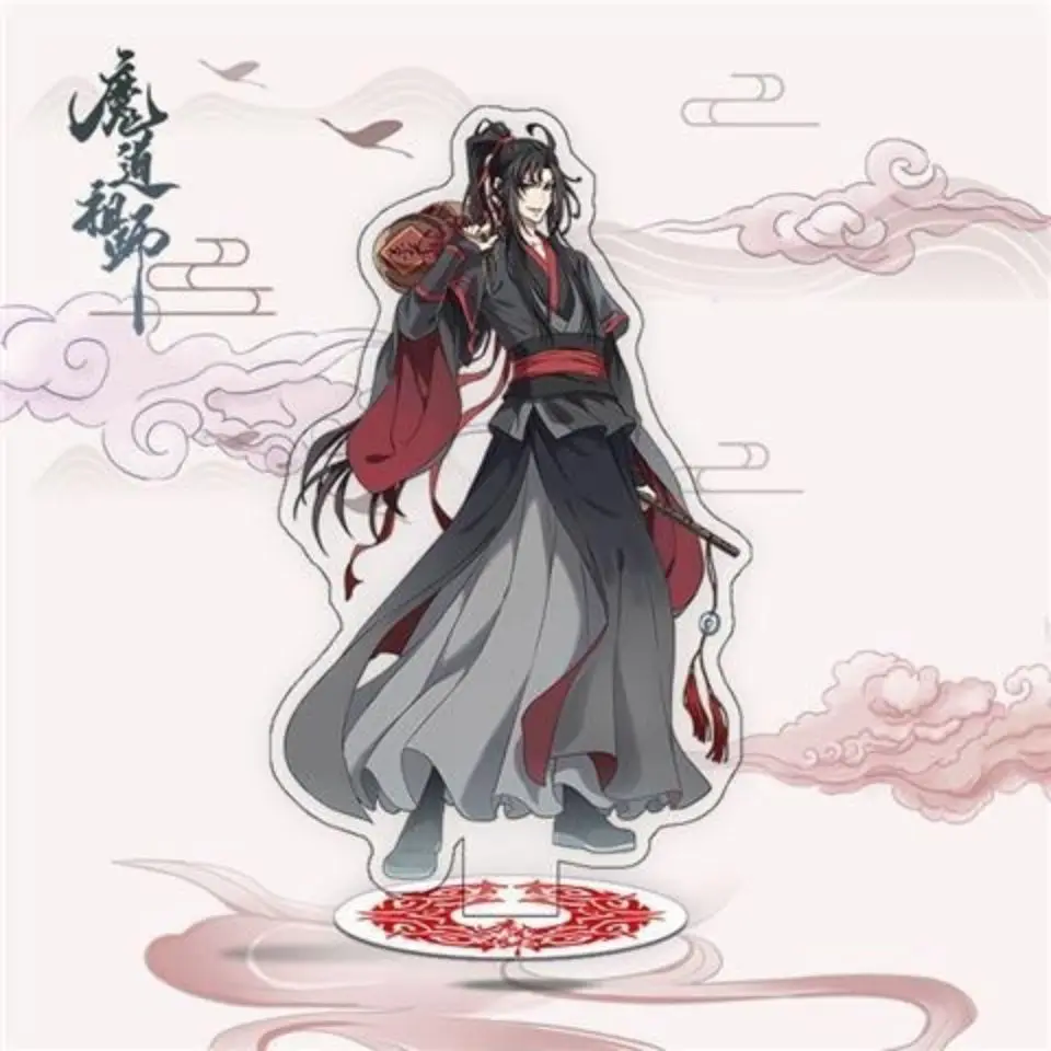 2024 Grandmaster of Demonic Cultivation MDZS Wei Wuxian Lan Wangji Jinling Jiangcheng Stand Figure Model Plate Desk Decor Gifts