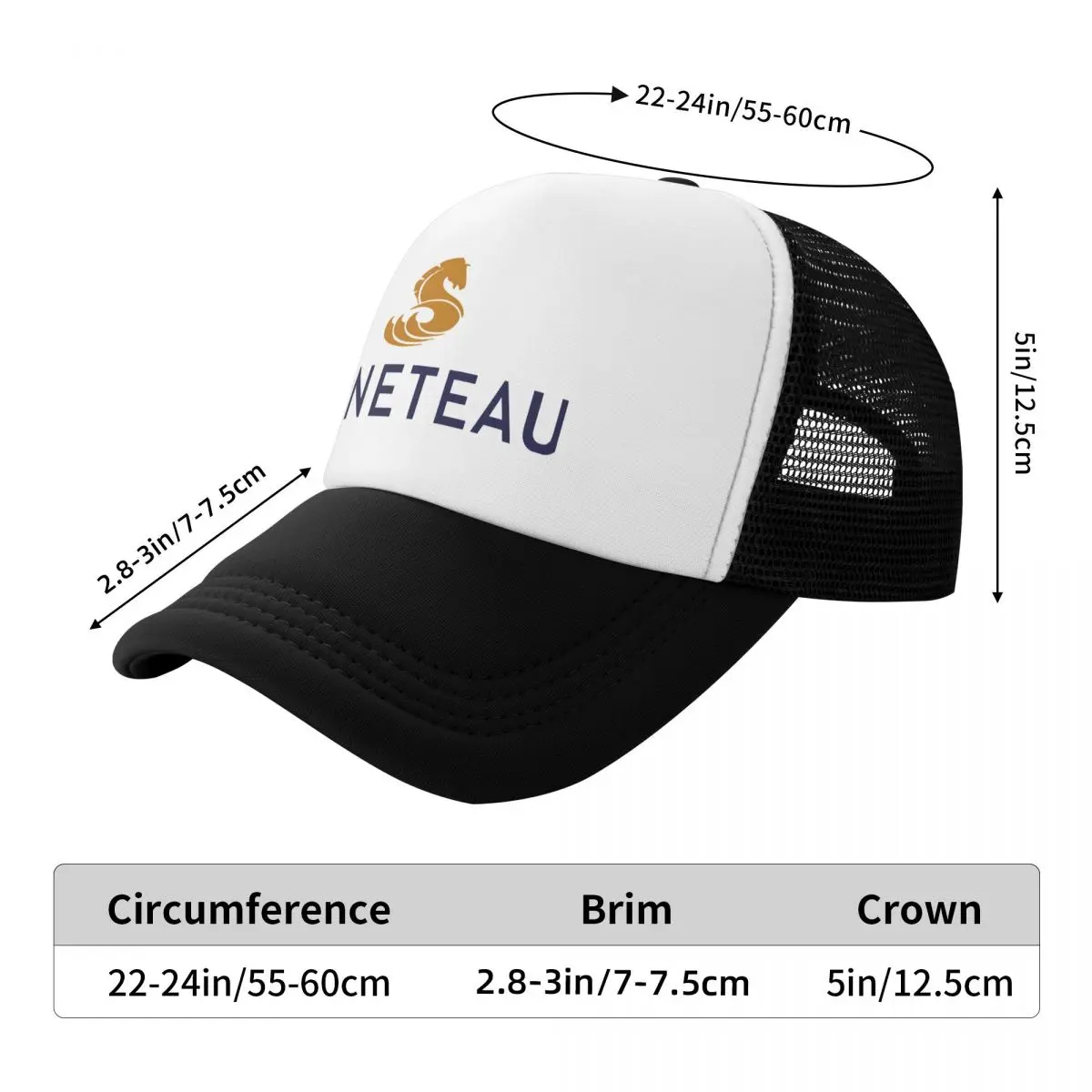 Beneteau Yachts Fishing Boats Logo Cap  Mesh Baseball Caps Adjustable Hat Hip Hop Summer Unisex Baseball Hats Polychromatic