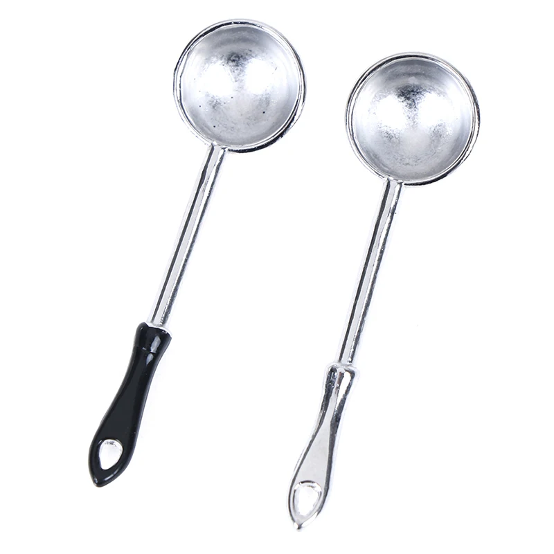 Utensílios De Metal Em Miniatura De Boneca, Ferramentas De Utensílios De Cozinha, Colher De Escorredor, Conjunto De Espátula, Acessórios De Utensílios De Cozinha, 1:12