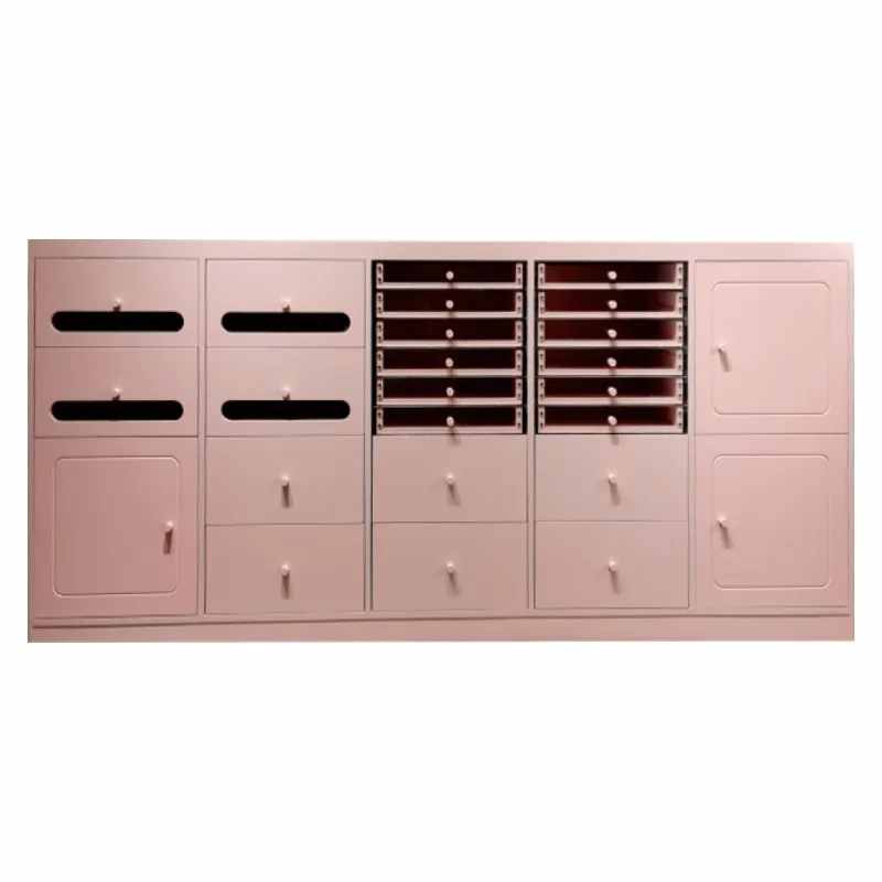 LMM Nail Salon Nail Polish Glue Nail Art Swatch Display Cabinet Drawer Locker Special