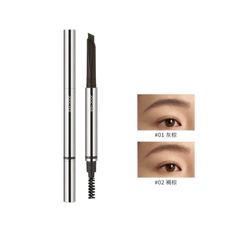 Joocyee Hexagonal Eyebrow Pencil for Long-lasting Coloring and Sweat Resistance Daily Ultra-fine Triangular Fine Eyebrow Pencil