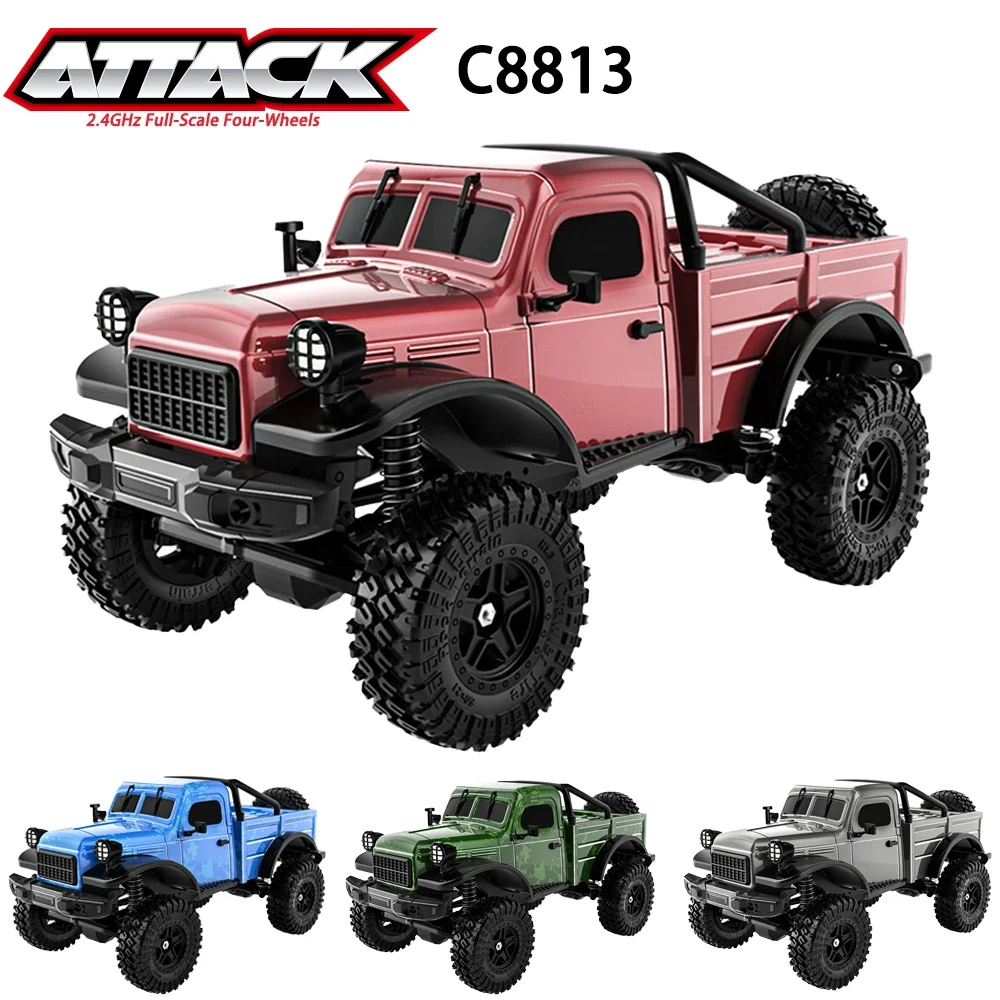 

C8813 Dodge Pickup Simulation Climbing Car 20A Waterproof Brushless Electric Adjustment Truck Vehicle Adult Children's Toy