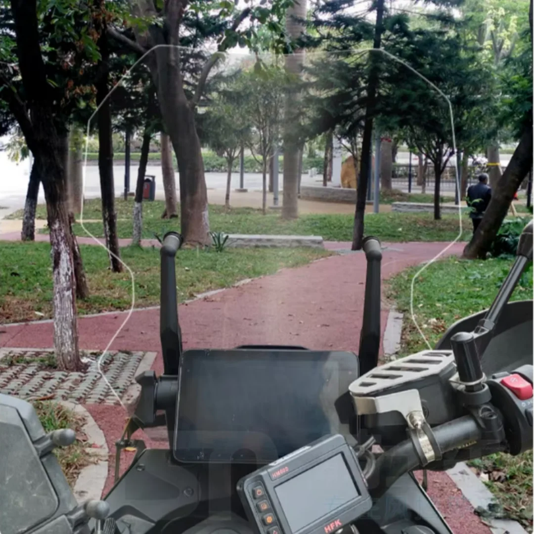 For CFMoto 800MT Windshield, a Special Heightening and Thickening Windshield Modification Part.