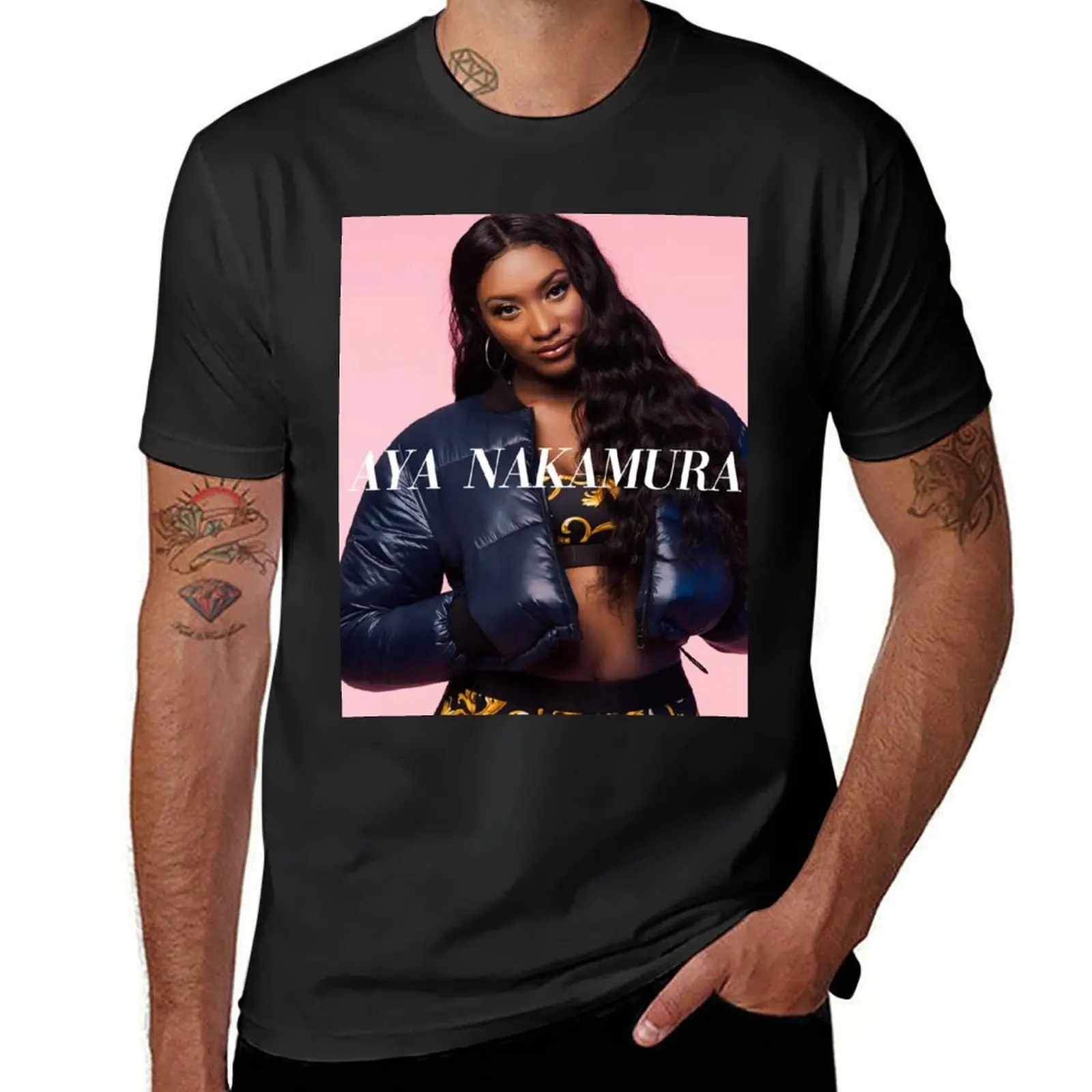 

AYA NAKAMURA T-Shirt summer clothes customs design your own shirts graphic tees mens t shirt graphic