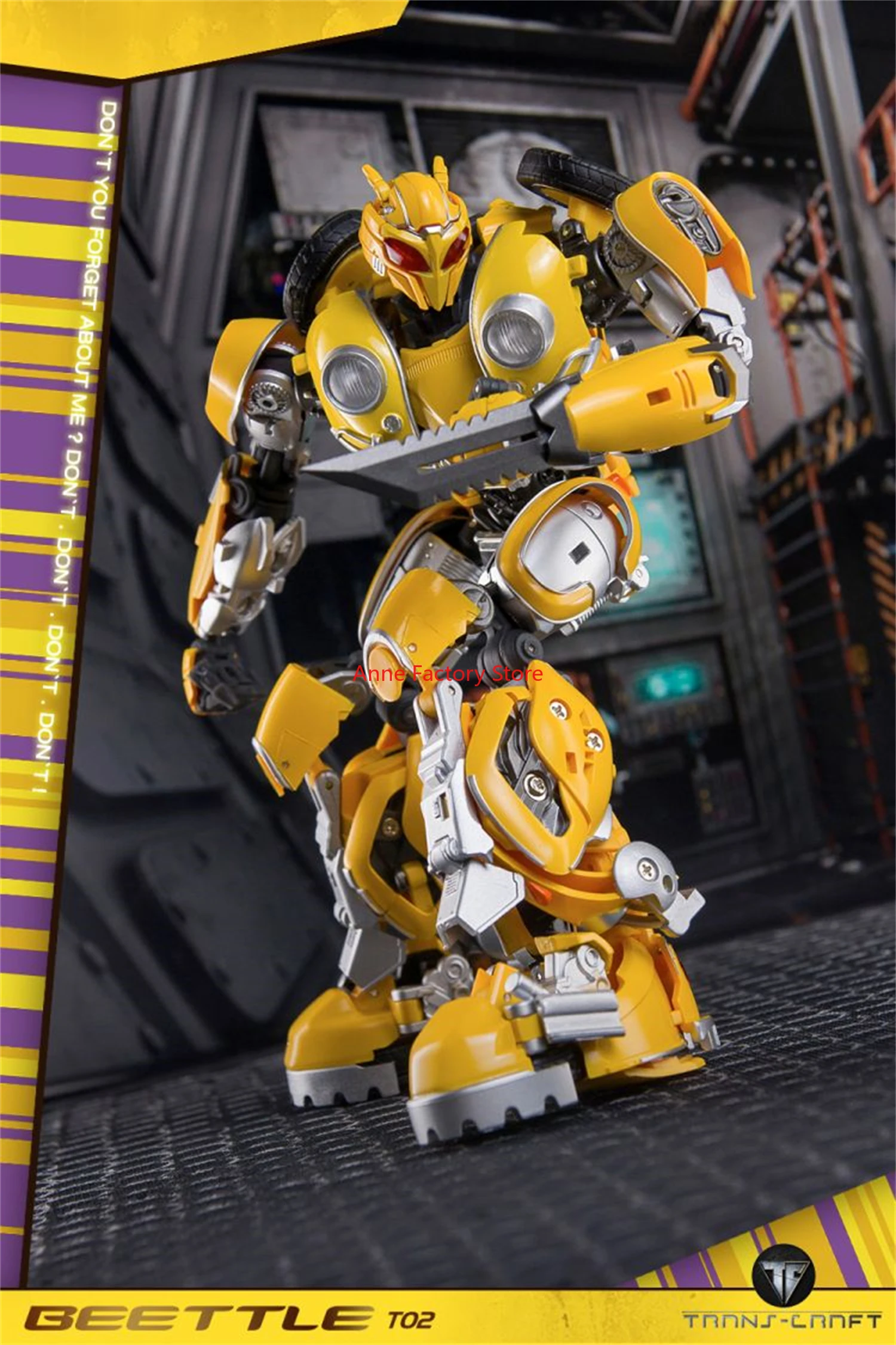 Auf Lager Transcraft TC-02 BEE Neueste Version Battle Damage Old Painted Version MPM Transformation Diagram