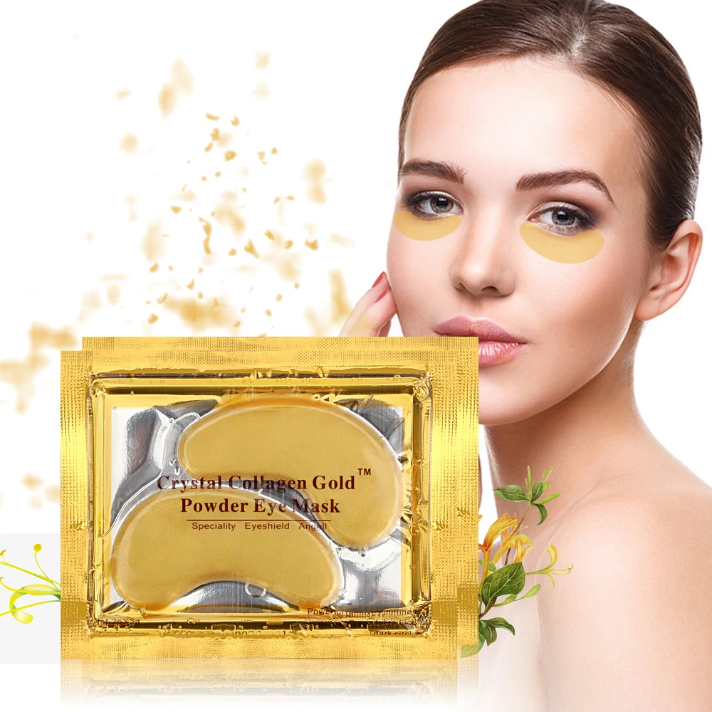 5 Pairs Skincare Products 24K Gold Hyaluronic Acid Eye Mask Remove Dark Eye Circles Collagen Eye Patches Korean Face Care Item