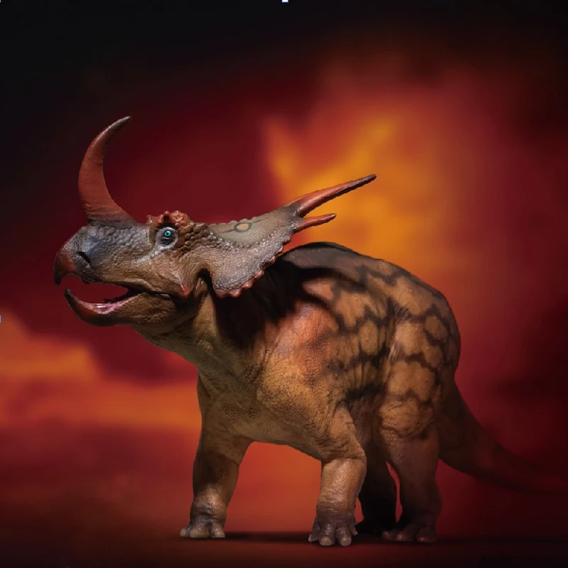 

New Star horned Dragon Stella Dinosaur King Growth Companion Model 88 Handmade Toy Desktop Ornament Collection Festival Gift