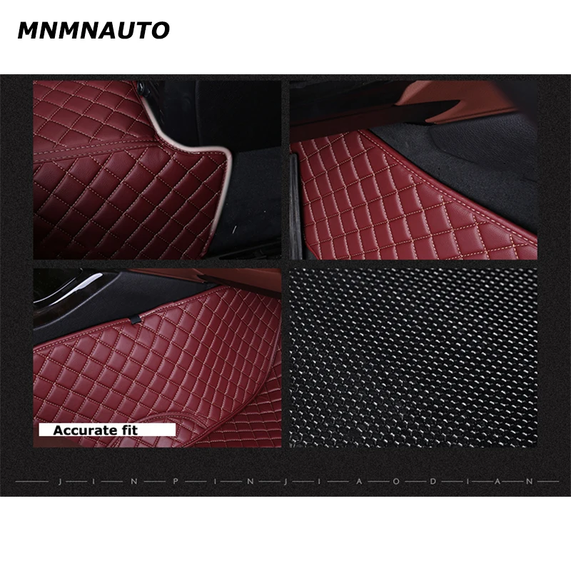 MNMNAUTO الحصير سيارة مخصصة ل Genesis G80 السيارات السجاد القدم Coche الملحقات