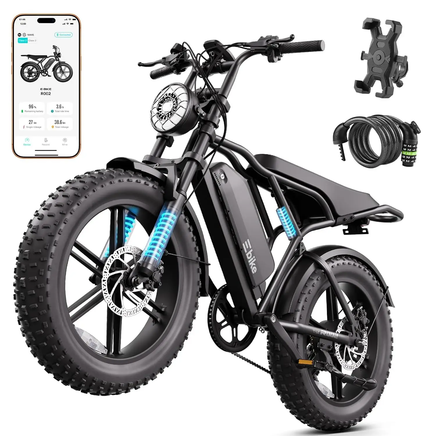 2000W Peak Electric Bike 20