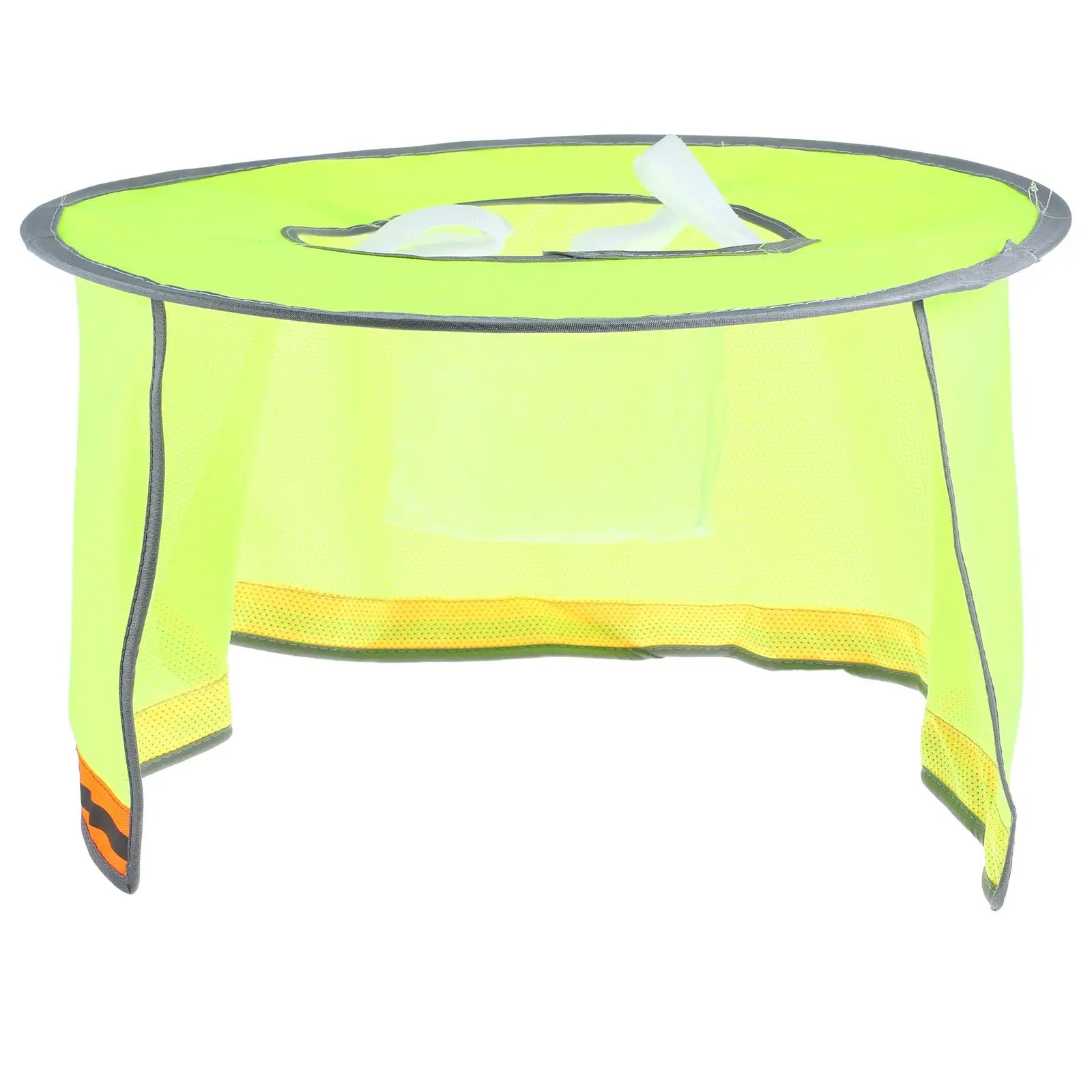 Safety Sunscreen Visor Wide Brim Neck Shield UV Protection Hard Hat Accessories Fluorescent Yellow Mesh Sun Hat