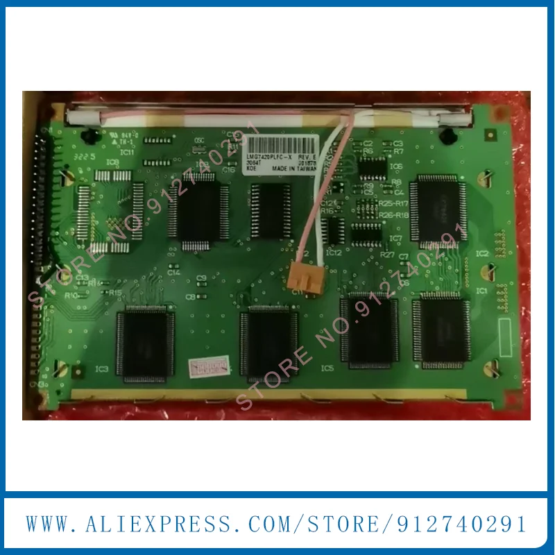 LMG7420PLFC-X Oryginalny 5,1-calowy panel wyświetlacza LCD LMG7420PLFC X 240*128 Kompatybilny Nowy Niebieski Panel LCD — zdjęcie produktu 5