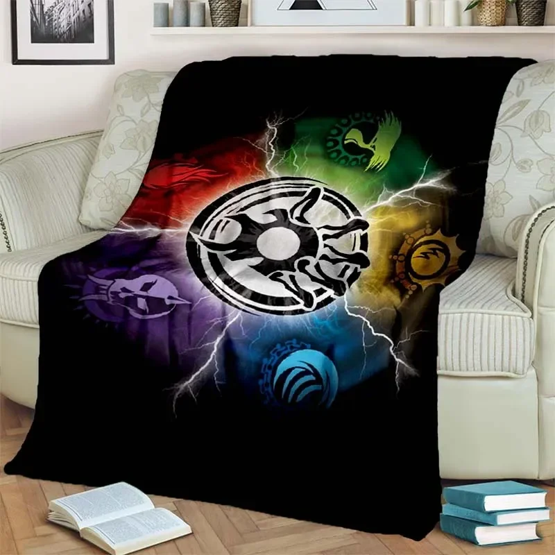 نمط الخطايا السبع القاتلة بطانية خفيفة الوزن ، بطانيات دافئة وناعمة ، هدية عطلة متعددة الأغراض ، طوال الفصول #2