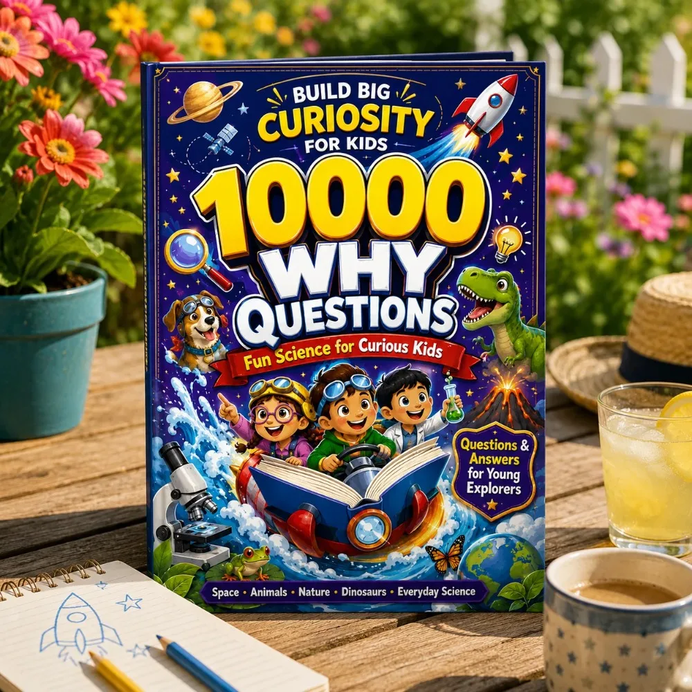 10 000 Livres scientifiques pour enfants : des livres d'apprentissage et de croissance exploratoires avec questions et réponses, adaptés à la curiosité
