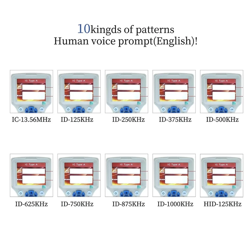 B34B-RFID Copier RFID Reader Writer Multi-Frequency RFID Card Reader Smart Card Decoder For Access Control Home Security